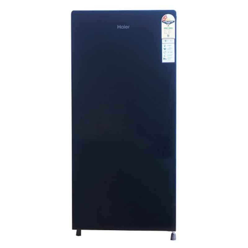 Haier 192L 2 Star Black Direct Cool Single Door Refrigerator, HRD-1922CBG-E