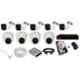 CP Plus 2.4MP 5 Pcs Bullet, 4 Pcs Dome White & Black Camera, 16 Channel DVR & HDD Kit with All Accessories