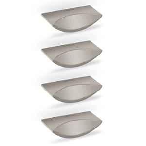Plantex Knobs for Drawer/Rectangular Drawer Knob/Pull-Push Knobs for Kitchen/Bedroom Drawer (Pack of 4) Satin White