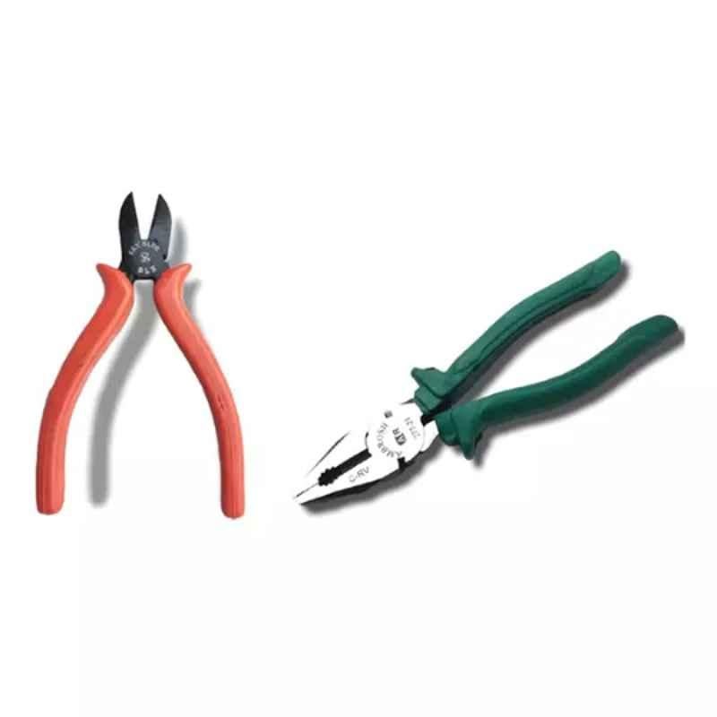 Sky Blue 2 Pcs 7.8 inch Lineman Plier Combo, SBE_PLIER_COMBOS_COMBO_650