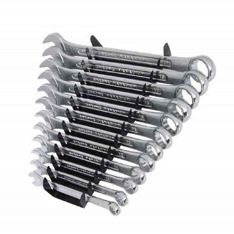 Arineo 12 Pcs Alloy Steel Double Sided Combination Wrench Spanner Set