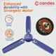 Candes Star 400rpm Blue Anti Dust Decorative Ceiling Fan, Sweep: 1200 mm