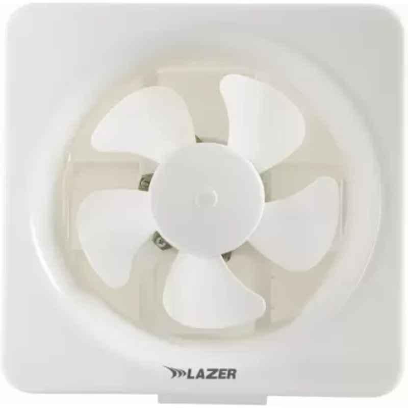 Lazer Exotica 55W Plastic White Ventil Air Exhaust Fan, EXOTICA8WHT, Sweep: 200 mm
