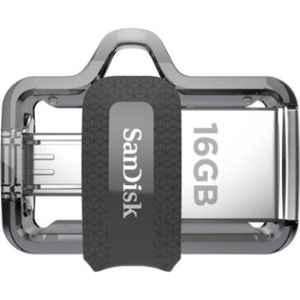 SanDisk Ultra Dual 16GB Black USB 3.0 OTG Pendrive, SDDD3-016G-I35