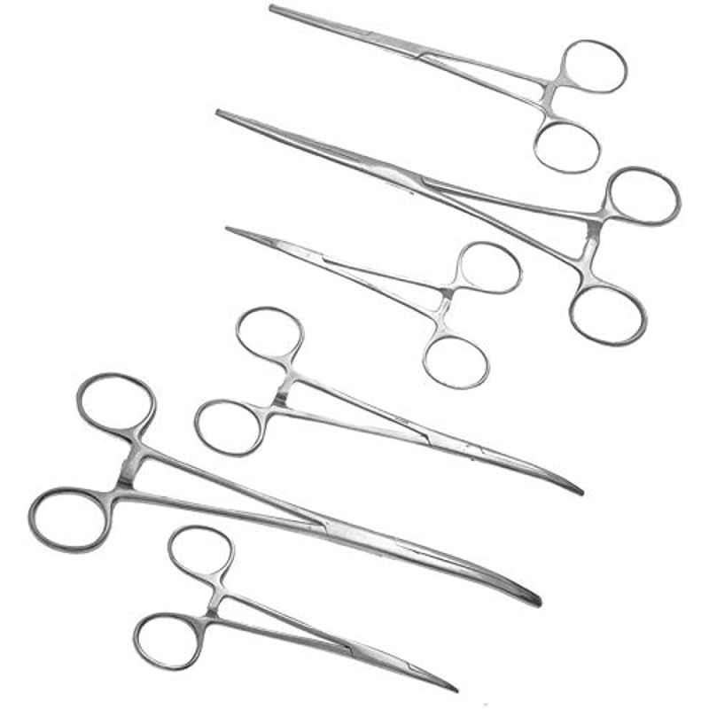 Forgesy 6 Pcs Stainless Steel Ultimate Hemostat Set, X36