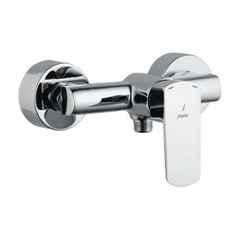 Jaquar Kubix Prime Chrome Single Lever Shower Mixer with Leg & Wall Flange, KUP-CHR-35149PM
