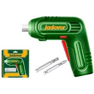 Jadever 4V 4Nm Cordless Screwdriver with 2 Pcs 50mm Cr-V Bits, JDCV4628
