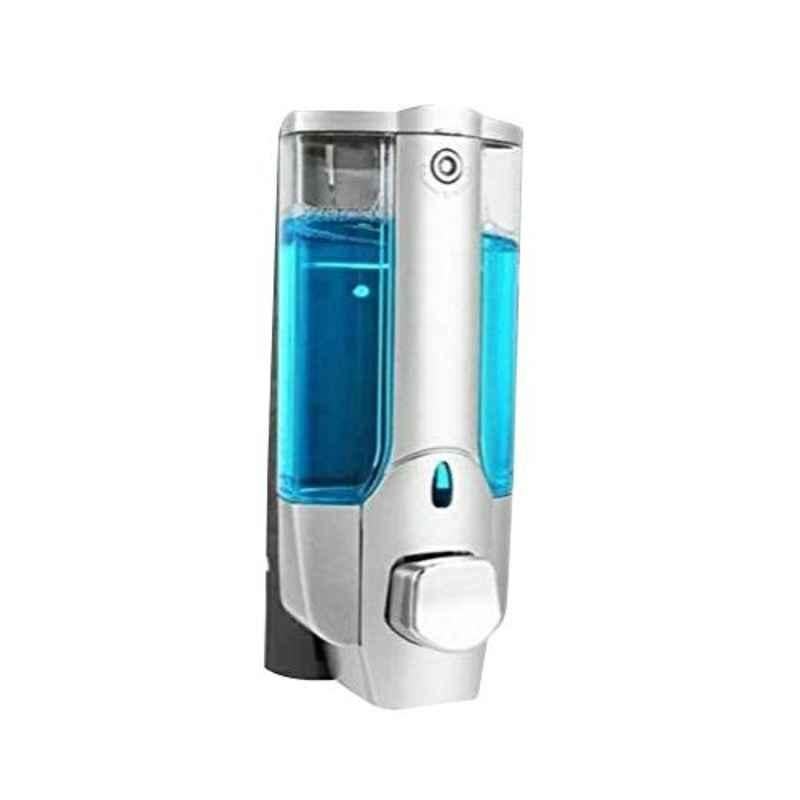 Drizzle Amaze Plastic Silver Liquid Soap Dispenser, AAMAZEDISPMAT