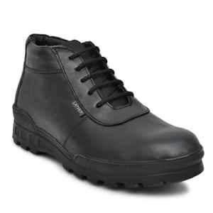 Stonix Leather Steel Toe Black Safety Shoes, STX-HYPO-07, Size: 7