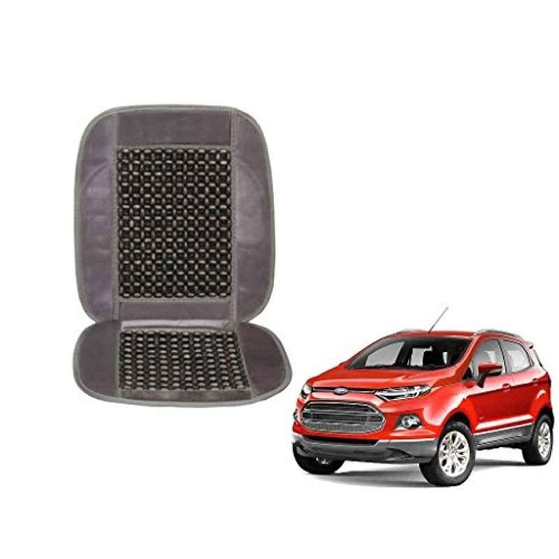 Kozdiko Wooden Beads Car Seat Cushion with Velvet Border for Ford Eecosports