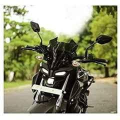 Autonity JB Racing Dark Warrior Windshield/Visor for Yamaha MT 15 (Black)