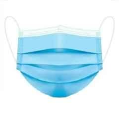 Wellstar 3 Layer Cloth Disposable Pharmaceutical Face MaskMask-Surgical-001 (Pack of 200)