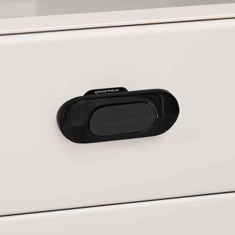 Plantex Knobs for Drawer/Drawer Knobs/Oval Knob for Cabinets/Drawer Handle/Pull-Push Knob for Kitchen/Bedroom Drawers SH-432, DC-Black & Z-Black