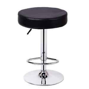 Da Urban Ventura Black Fabric & Foam Bar Stool without Back