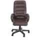 Caddy PU Leatherette Brown Adjustable Office Chair with Back Support, DM 900