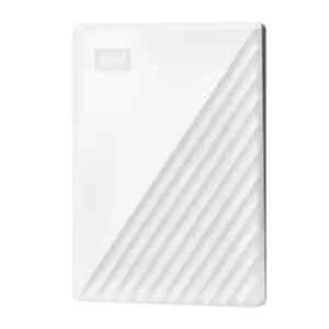 WD My Passport 4TB White Portable External Hard Drive, WDBPKJ0040BWT-WESN