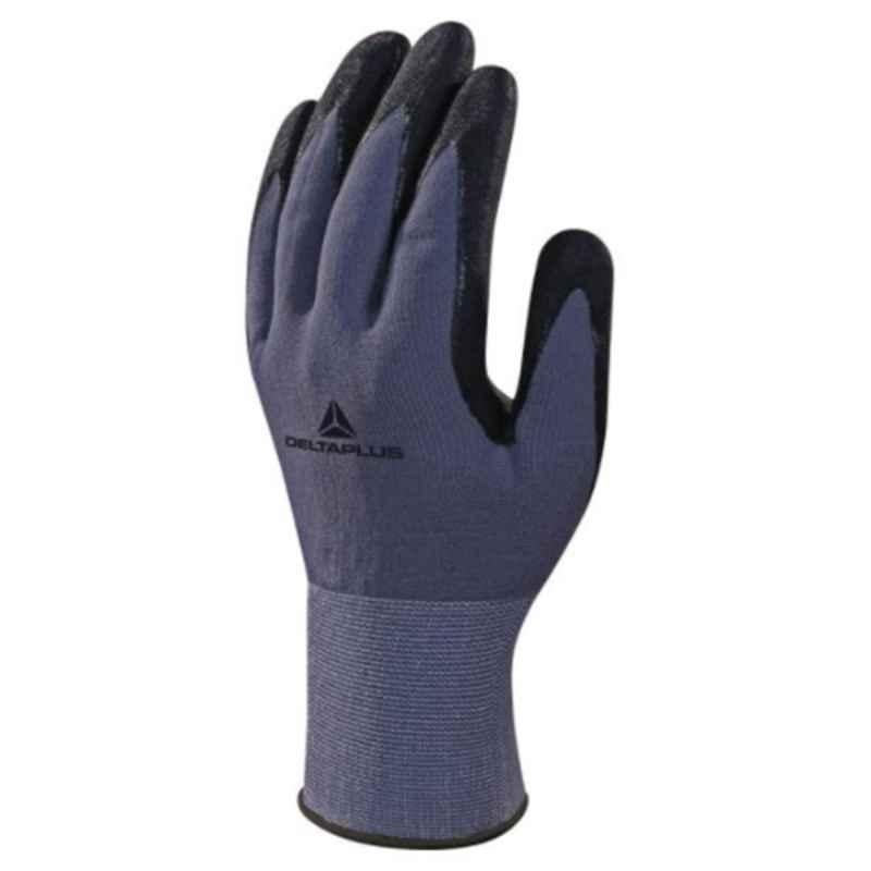 Deltaplus VE 727 Nitrile Spandex Micro Foam Safety Gloves, Size: 7