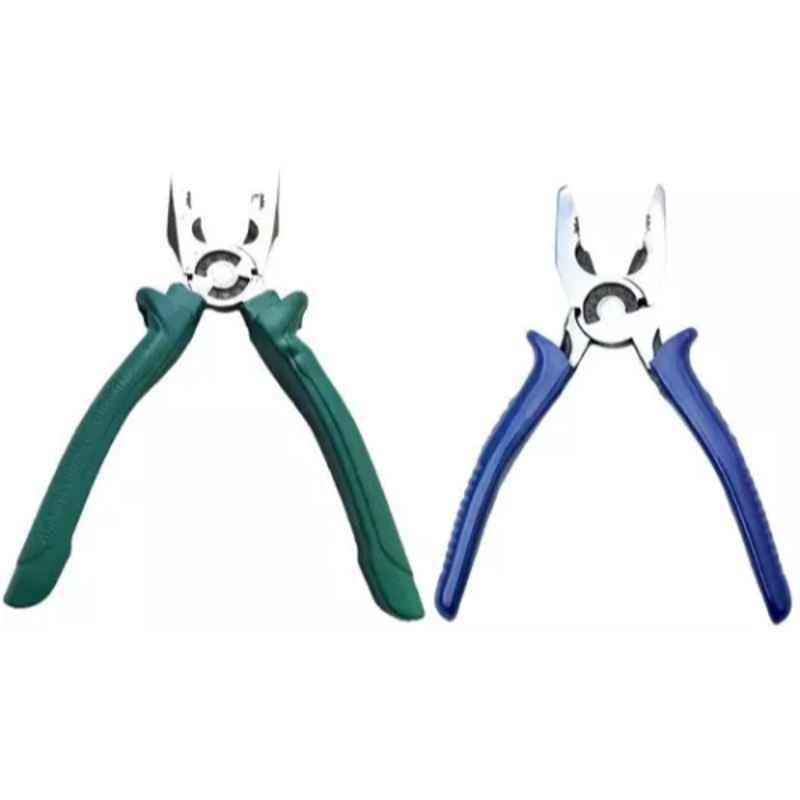 Sky Blue 2 Pcs 7.8 inch Lineman Plier Combo, SBE_PLIER_COMBO_MOD_01272