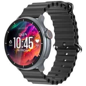 Cellecor RAY M7 Pro 1.43 inch 466x466p HD AMOLED Round Black Smart Watch with 5-6 Days Battery Backup