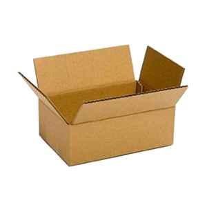 MM WILL CARE 7.5x4.5x3.5 inch Paper Brown 3 Ply Square Corrugated Box, MM002 (Pack of 50)