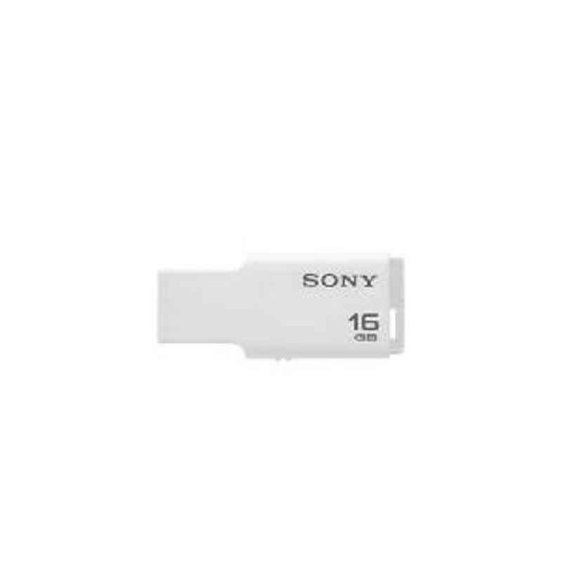 Sony 16GB Tiny USB 2.0 White Pen Drive
