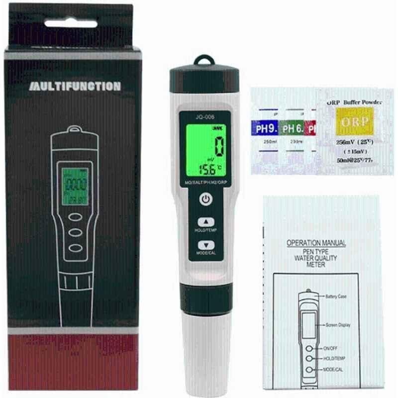 Kerro 10-in-1 PH/TDS/Salt/SG/ORP/EC/Hydrogen/Resistivity/Temp & Nutrient pH Tester