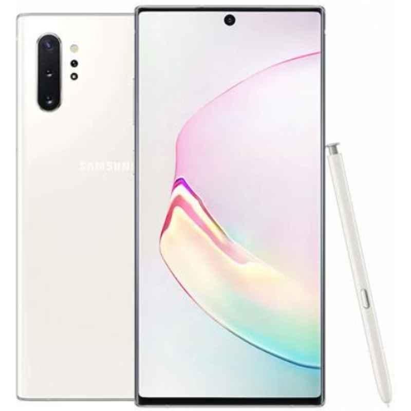 Samsung Galaxy Note10 Plus 6.8 inch 12GB/256GB 4300mAh Aura White LTE Smartphone, SMN975FZWDXSGW