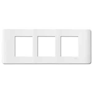 Schneider Electric ZENcelo 6 Module Polycarbonate White Fixing Cover Frame, IN8406C