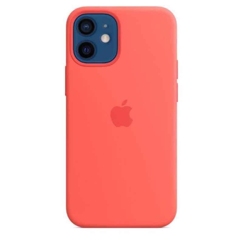 Apple iPhone 12 Mini Silicone Pink Citrus Back Case with MagSafe, MHKP3ZE/A