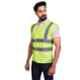 ReflectoSafe Pro High Visibility Reflective Adjustable Green Polyester Safety Jacket, Size: L (Pack of 5)