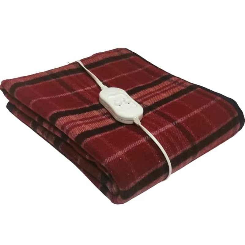 Odessey 150x150cm 150W Multicolour Double Bed Woolen Electric Blanket