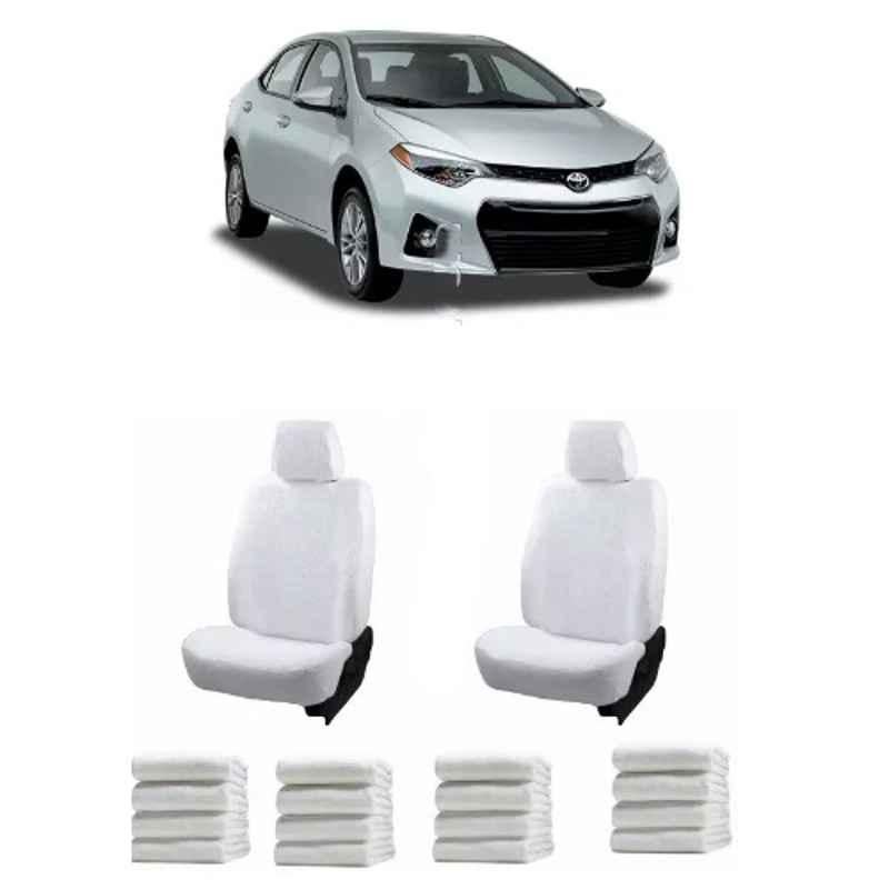 Oscar White Aut-Sn-4114 Towel 1 Pcs\\Set Toyota Corolla Car Seat Cover