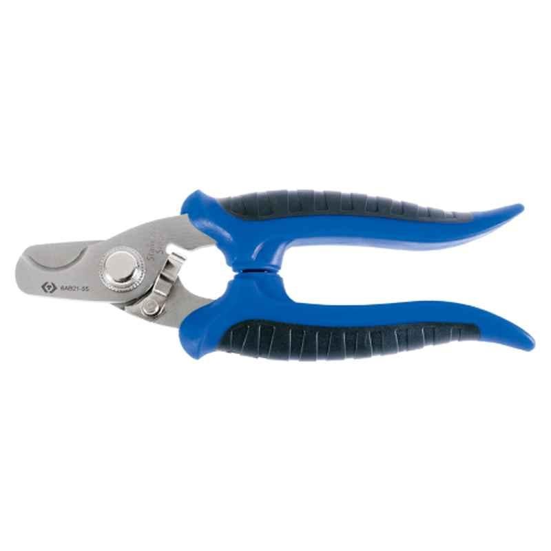 ELECTRICIAN SCISSORS CURVED MOUTH 158MM