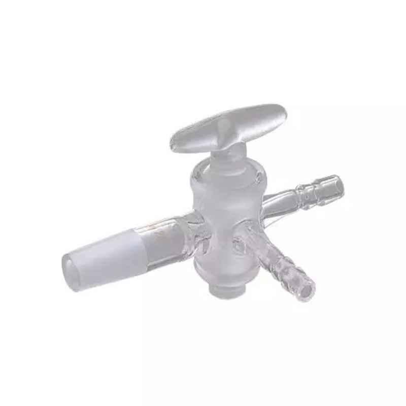 Lab Plus 3-Way Stopcock Type I with Common Mating Borosilicate Glass-1 8 mm, LP-3716