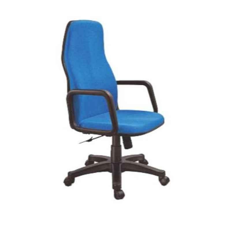 Da Urban Tiara 18.5x20.5x37.5 inch Blue High Back Revolving Chair, DU-163