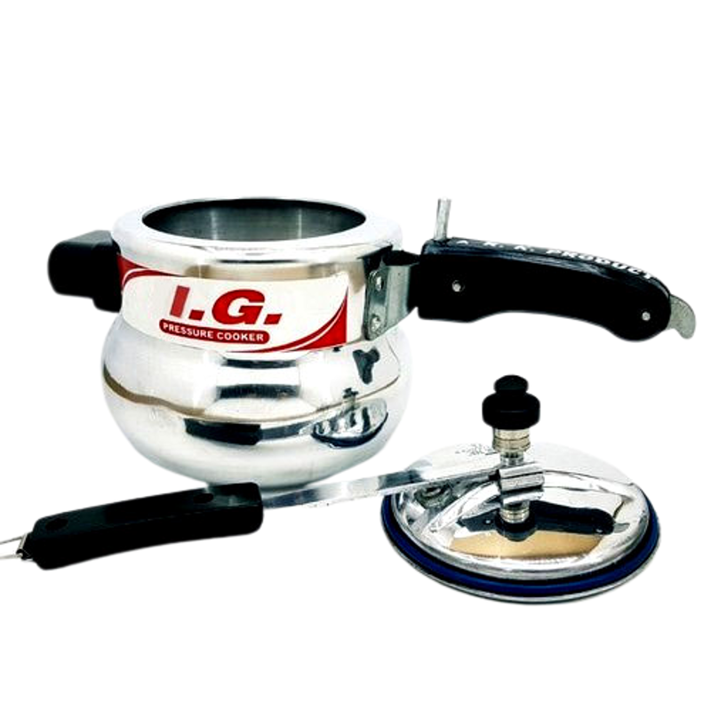 IG 3L Silver Aluminium Pressure Cooker
