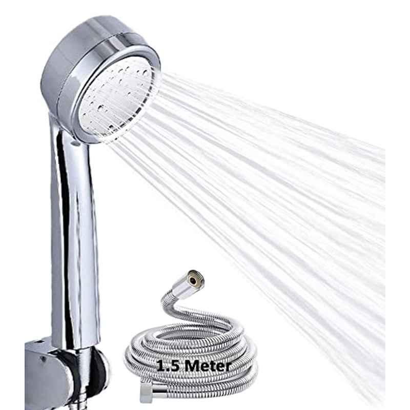 Rubik 1.5m Stainless Steel & ABS Style C Shower Head with Shower Hose, RBSHBW15H