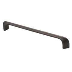 RAB 224mm Zinc Black Satin Matt Finish Drawer Pull Handle, N1102 (Pack of 3)