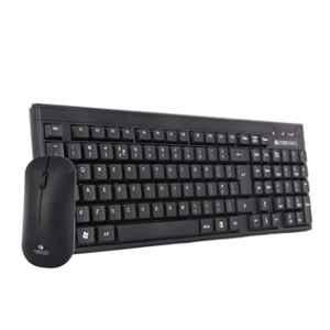 Zebronics Zeb-Companion 105 106 Keys Wireless Black Computer Keyboard & Wireless USB Black Mouse Combo