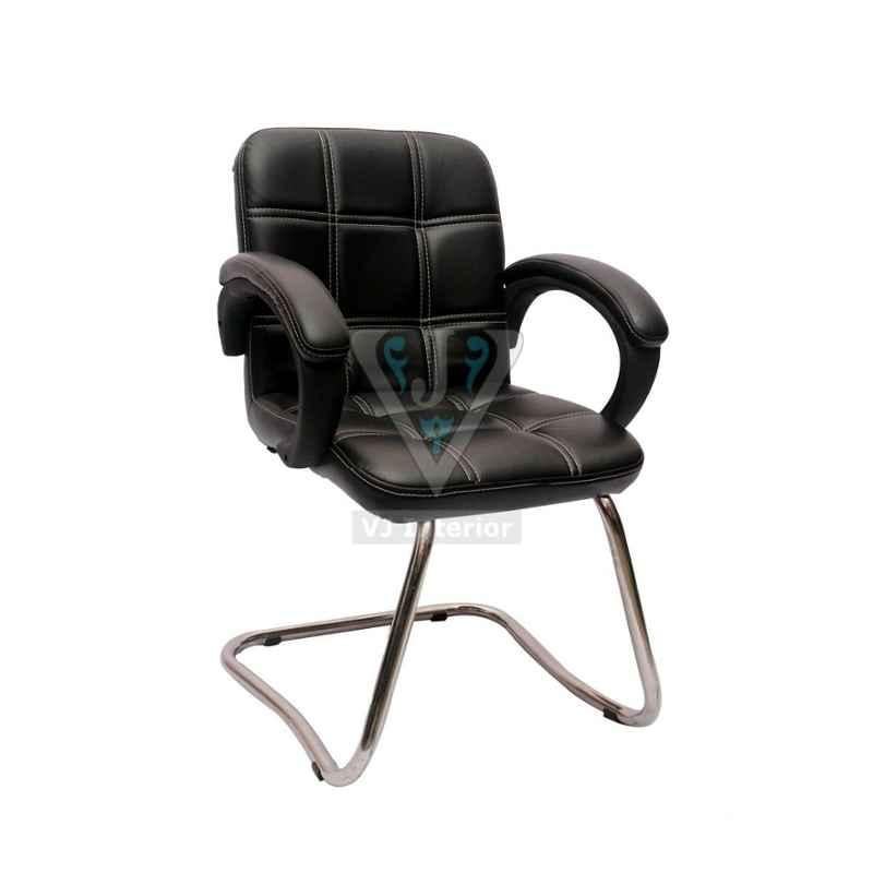 VJ Interior Leather Low Back Visitors Office Chair, VJ-69