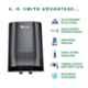 AO Smith Minibot SZS-3 3kW 3L Black Instant Water Heater  with Blue Diamond Glass Lined Tank