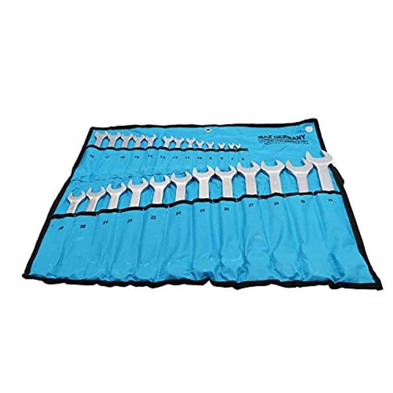 Max Germany 25 Pcs CrV Steel Combination Spanner Set, 3306-S25