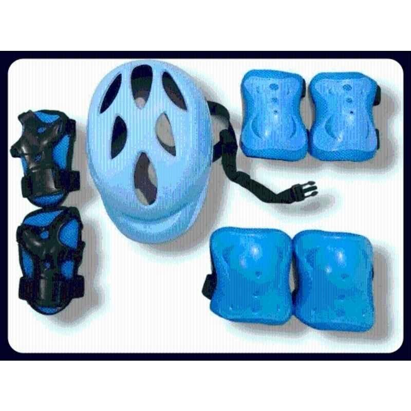 STYRKR Plastic & EVA Foam Sky Blue NSY-1 Protective Guard Kit Skate & Cycling Protection Set 7-in-1 Cycling Kit Skiing Kit
