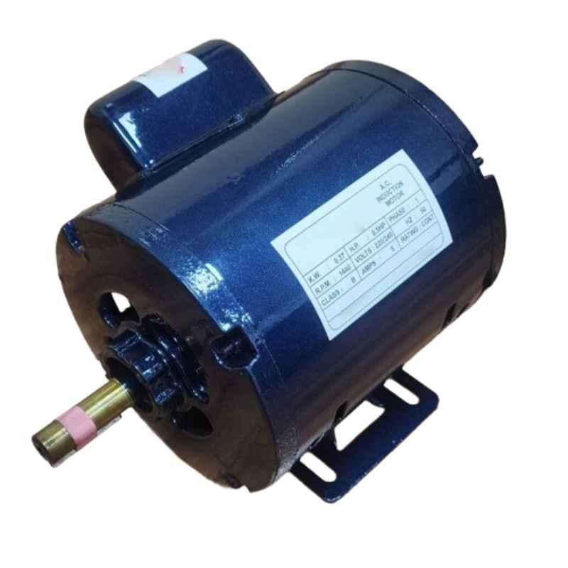 0.5HP 1440rpm Aluminium Winding Single Phase Foot Mounted AC Induction Motor