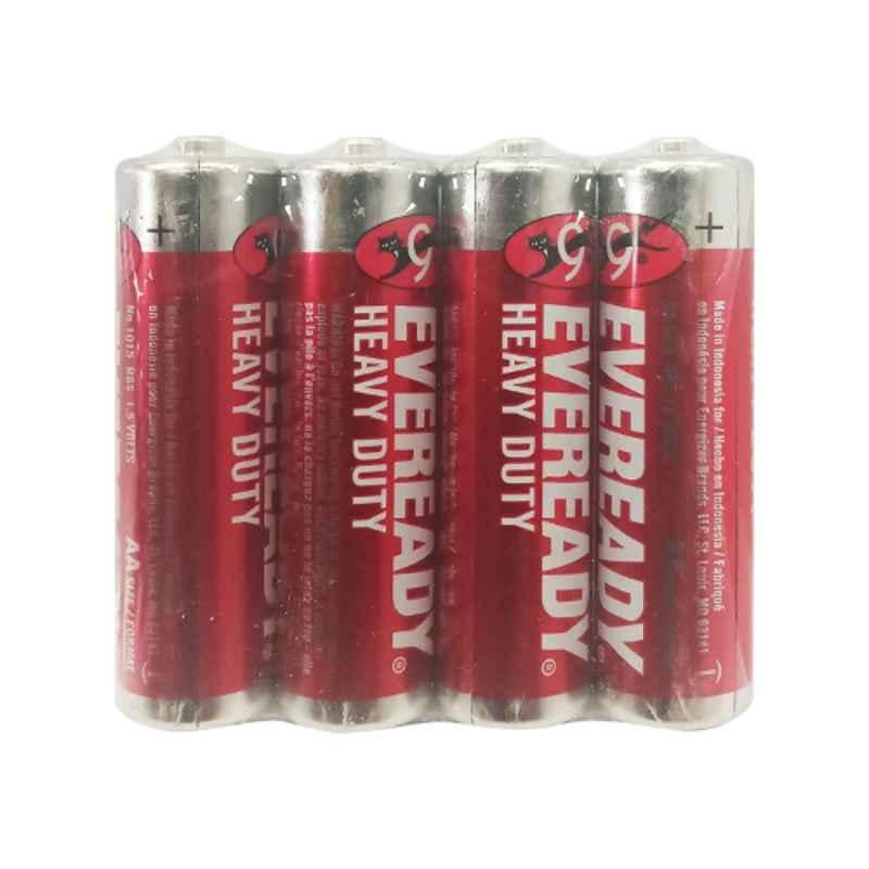 Eveready AA Zinc Heavy Duty Battery, 1015-SW4 (Pack of 4)