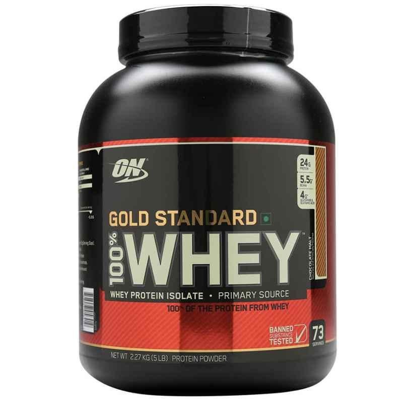 Optimum Nutrition Gold Standard 5lbs Chocolate Malt Whey Protein