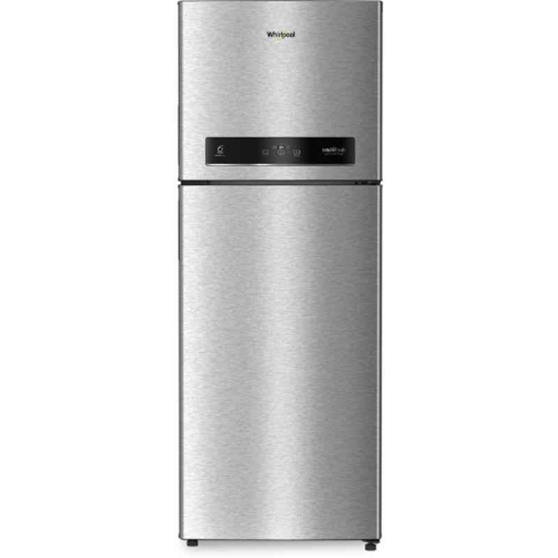 Whirlpool Intellifresh IF INV CNV 355 ALPHA STEEL (3S)-N 340 Litre BEE 3 Star Silver Double Door Refrigerator Direct Cool Refrigerator, 21808