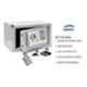 Gobbler GS200L Light Grey 12L Digital Electronic Safe Metal Locker Box with Double Deadlock