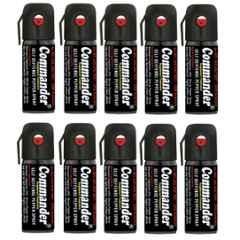Commander 55ml Black Self Defense Pepper Spray, P1001 (Pack of 10)