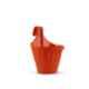 Gardens Need 25x21x28cm 100% Virgin Plastic Orange Hanging Planter, (Pack of 5)